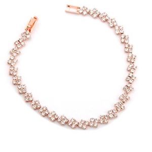 Rose gold CZ bracelet